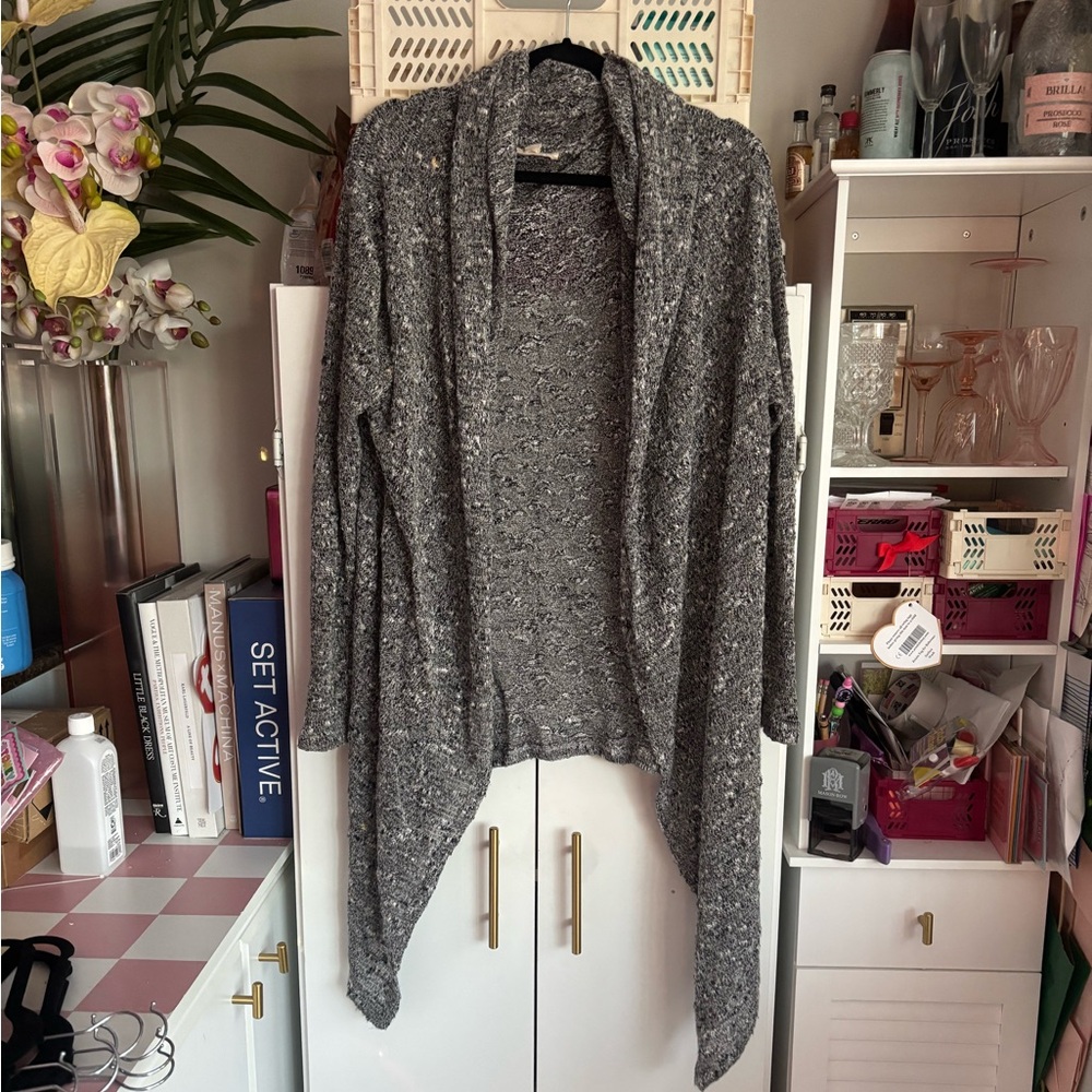 Gray Women's Open Cardigan